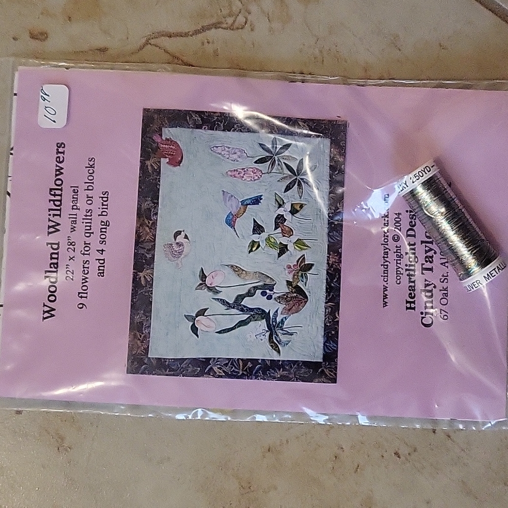 Woodland Wildflowers Quilt Wall Hanging Kit